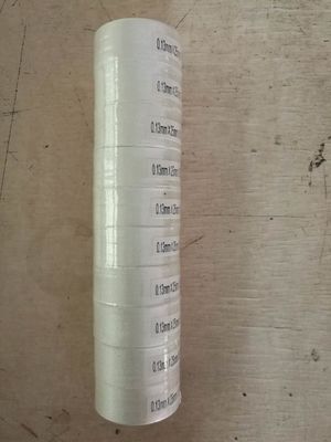 0.13 mm bande isolante en fibre de verre résistante à la température blanche