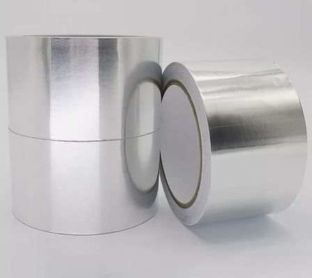 Adhésif 18N/25mm Adhésion à l'acier 45N/25mm Résistance à la traction ruban adhésif en feuille d'aluminium