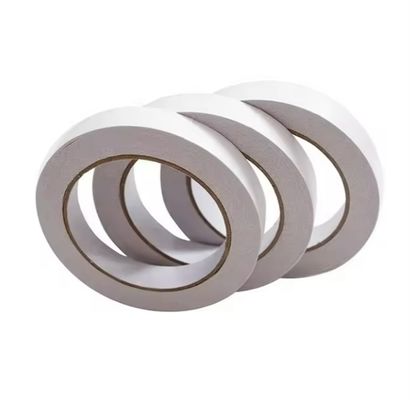 Ruban adhésif double face en tissu de 70um d'épaisseur avec adhésif acrylique solvant haute performance pour collage général