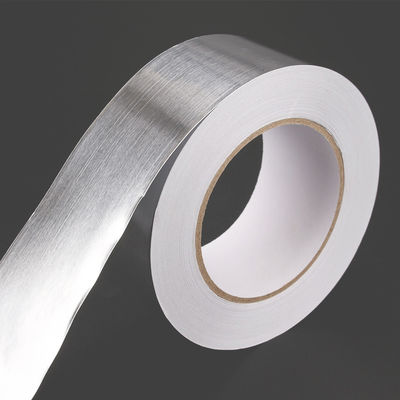 feuille 25um adhésive en aluminium 25 microns de MPET enroulée par individu de conduit de bande flexible de fermeture sans revêtement