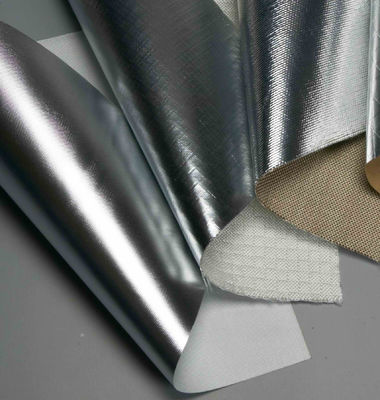 Le ruban adhésif en aluminium de tissu en verre de barrière de vapeur a stratifié le parement d'isolation