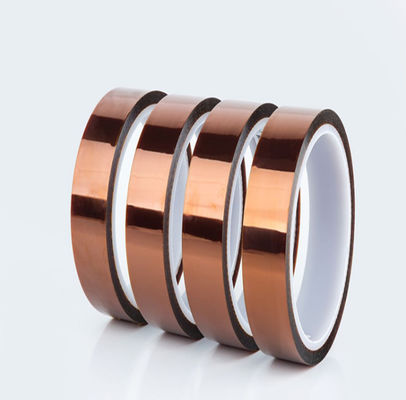 Tape adhésive à film de polyimide 70um revêtue de silicone sensible à la pression Température de travail 200°C