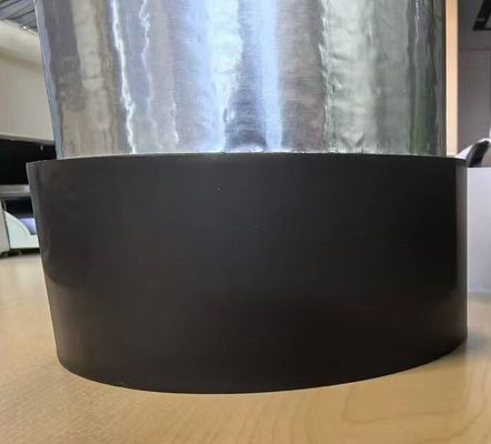 Ruban adhésif en feuille d'aluminium laqué noir pour les conduits à face FSK