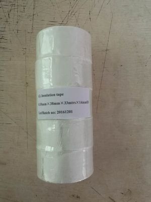 Tape isolante en fibre de verre blanche de type paraffine non alcaline