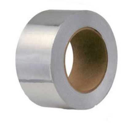 Tape adhésive en feuille d'aluminium pour l'industrie de la climatisation 50 m longueur 50/75/100 mm largeur pour l'assemblage et l'étanchéité FSK