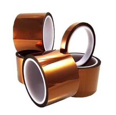 Résistance à la traction ≥ 25N/10mm Ruban adhésif à haute température à film de polyimide conforme à la norme RoHS