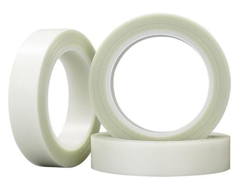 Tape isolante adhésive blanche de classe H à température de fonctionnement comprise entre -50°C et 180°C et matériau de support en tissu en fibre de verre E