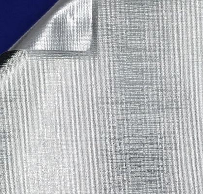 Résistance à la déchirure élevée Retardant la flamme Foil d'aluminium Tissu en fibre de verre pour 7 microns Al Foil écologique