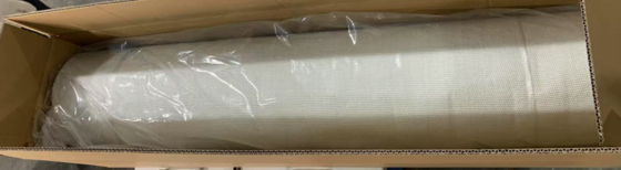 Rouleau de 30m/50m de tissu de verre isolant résistant à la chaleur laminé avec une feuille d'aluminium, largeur 1000mm, pour applications industrielles