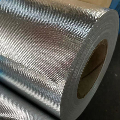 Tissu de fibre de verre enduit d'aluminium 460g/m² pour l'isolation thermique