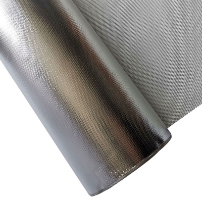 Tissu de fibre de verre enduit d'aluminium 460g/m² - 100cm de large