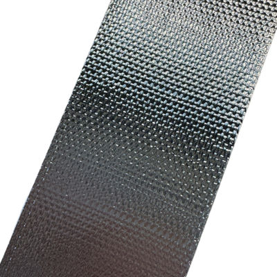 Résistant à la flamme de qualité commerciale, ruban adhésif en aluminium et en verre solvant adhésif acrylique pour l'isolation