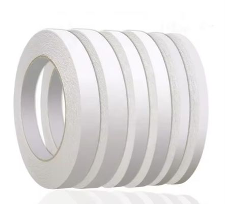 Ruban adhésif double face en tissu de 70um d'épaisseur avec adhésif acrylique solvant haute performance pour collage général