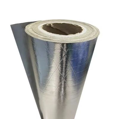 Revêtement en feuille-grille-kraft de qualité commerciale avec un grammage de base de 95 g/m², une épaisseur de feuille de 7 um et un support en papier kraft de 60 g/m²