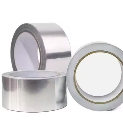 Tape en feuille d'aluminium de 30um avec adhérence 15N/25mm et résistance à la traction 45N/25mm pour l'étanchéité HVAC