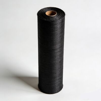 Tissu en fibre de verre teint noir 0,18 mm d'épaisseur Isolation résistante à la chaleur