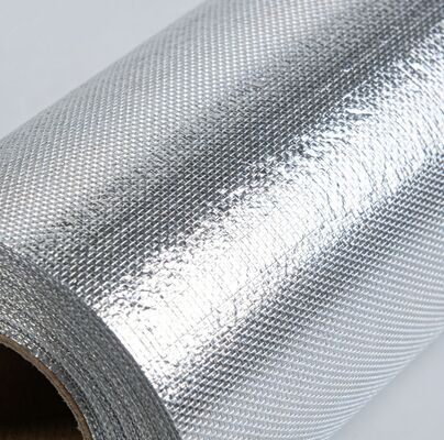Tissu en fibre de verre en papier d'aluminium de haute qualité personnalisable