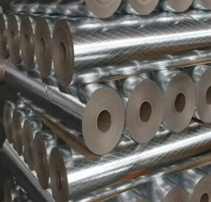 Foil-Scrim-Kraft face à un canevas à 3 voies avec adhésif en polyéthylène