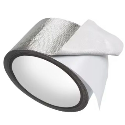 Ruban en tissu de verre et feuille d'aluminium pour CVC, ignifuge, adhésif acrylique solvant