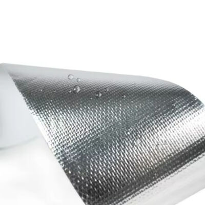 Ruban en tissu de verre et feuille d'aluminium pour CVC, ignifuge, adhésif acrylique solvant