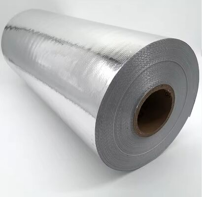 Feuille d'aluminium 100% Tissu en fibre de verre 0,4 mm épaisseur 100 cm largeur