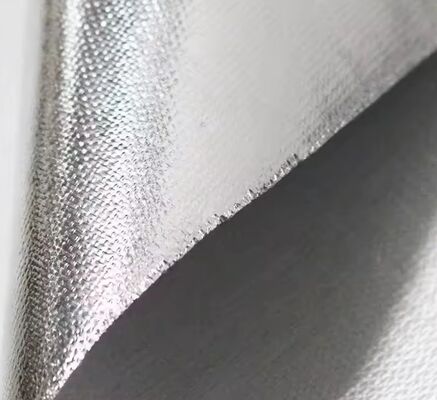 Feuille d'aluminium 100% Tissu en fibre de verre 0,4 mm épaisseur 100 cm largeur