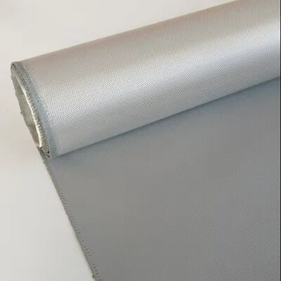 Tissu en fibre de verre/silice haute, enduit de silicone simple et double face