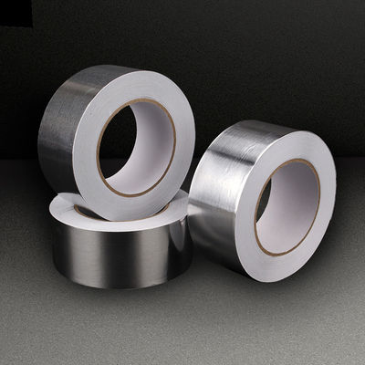 feuille 25um adhésive en aluminium 25 microns de MPET enroulée par individu de conduit de bande flexible de fermeture sans revêtement