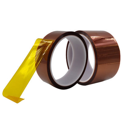 Bande à hautes températures de Polyimide enduit latéral simple de catégorie de H