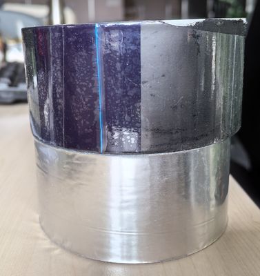 FSK Enveloppe de conduites et de tuyaux en ruban adhésif en aluminium noir avec adhésif acrylique solvant